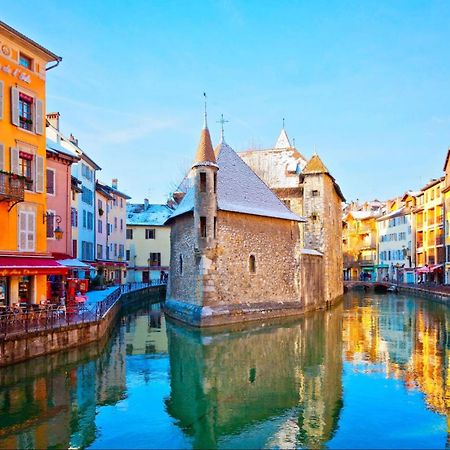 Studio Moderne, Place Parking Prive, Emplacement Ideal A 100 M Du Lac. Annecy Esterno foto