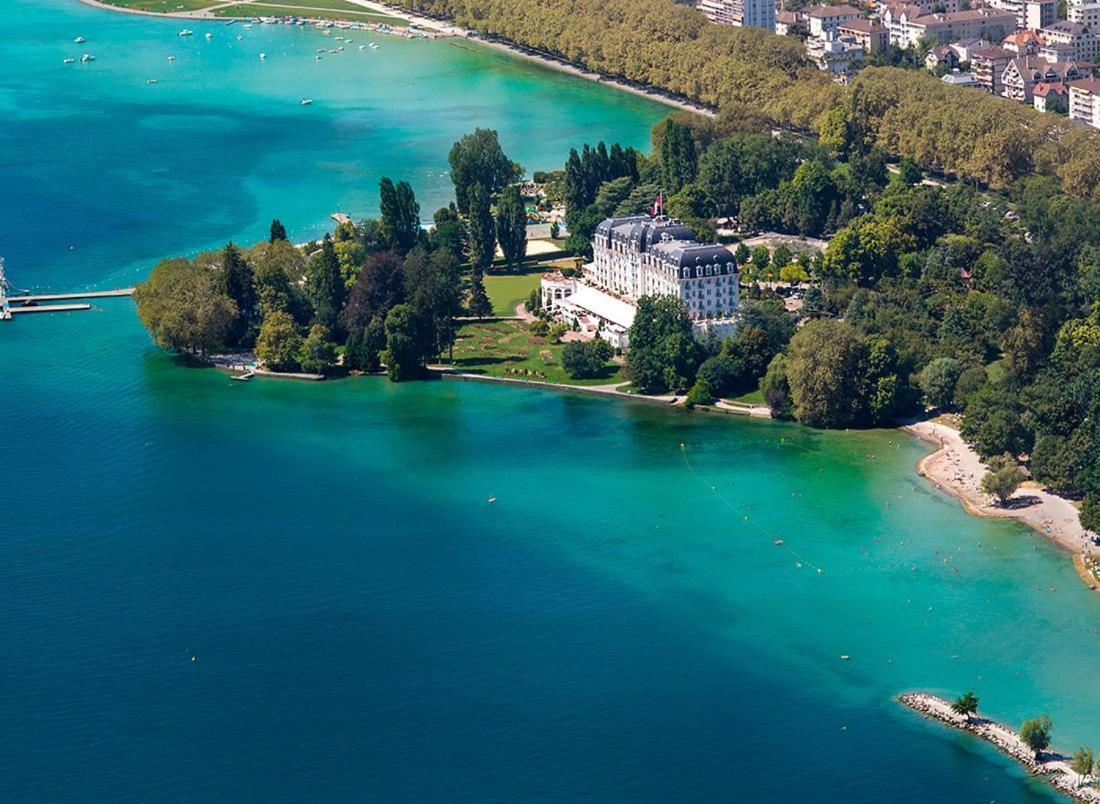 Studio Moderne, Place Parking Prive, Emplacement Ideal A 100 M Du Lac. Annecy Esterno foto