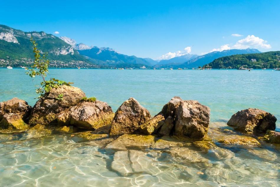 Studio Moderne, Place Parking Prive, Emplacement Ideal A 100 M Du Lac. Annecy Esterno foto